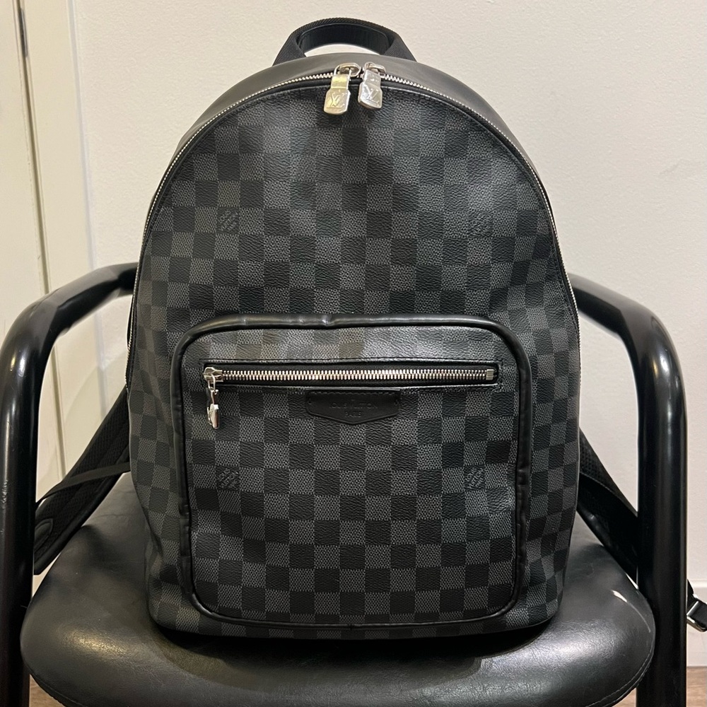 LOUIS VUITTON Josh Backpack NM in Damier Graphite - 💯 AUTHENTIC